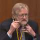 Dr. Martin Tobin testifies as Hennepin County Judge Peter Cahill presides Thursday, April 8, 2021